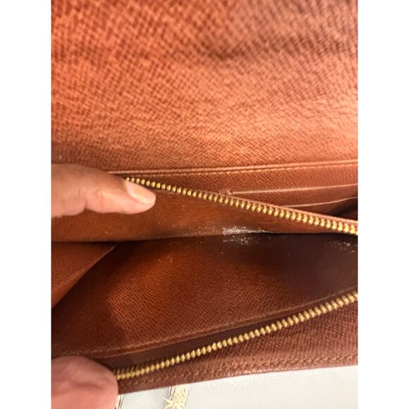 Louis Vuitton Monogram Sarah Wallet on Chain Gold Crossbody Bag Brown 8.5/10 - Picture 5 of 16